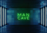 Man Cave Neon Sign Green