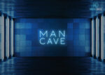 Man Cave Neon Sign Ice-Blue