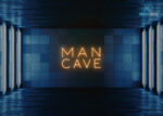 Man Cave Neon Sign Orange