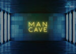 Man Cave Neon Sign Yellow