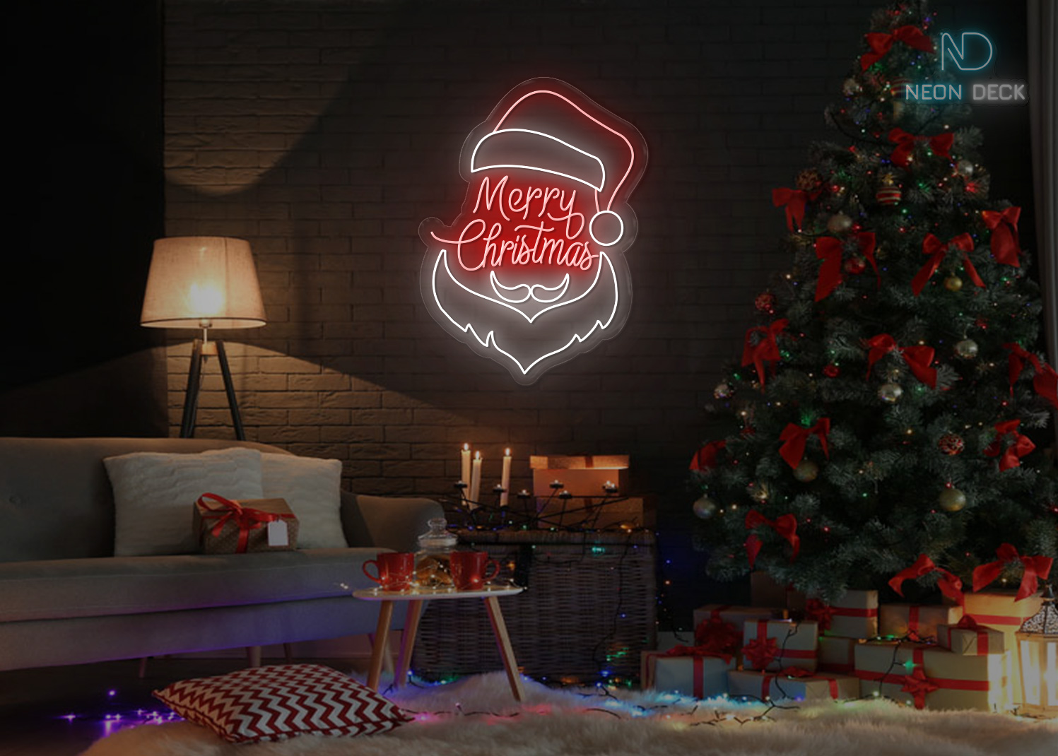 Merry Christmas Designs Neon Sign Multi Merry Christmas Designs Neon Sign Multi