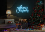 Merry Christmas LED Neon Sign Ice-Blue