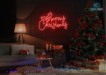 Merry Christmas LED Neon Sign Red