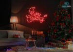 Merry Christmas Neon Sign Red