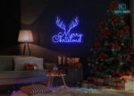 Merry Christmas New Design Neon Sign Dark-Blue