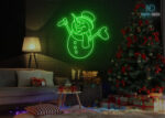 Merry Christmas New Design Neon Sign Green