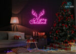 Merry Christmas New Design Neon Sign Hot-Pink