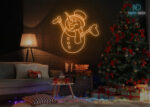Merry Christmas New Design Neon Sign Orange
