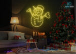 Merry Christmas New Design Neon Sign Yellow