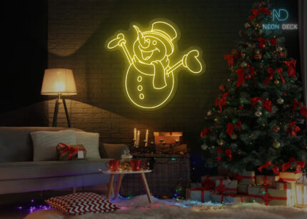 Merry Christmas New Design Neon Sign Yellow