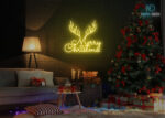 Merry Christmas New Design Neon Sign Yellow
