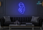 Mom Neon Sign Dark-Blue