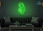 Mom Neon Sign Green