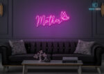 Mother Butterfly Neon Sign Hot-Pink