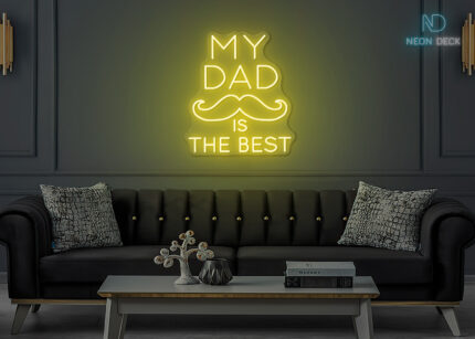 My dad is The Best Yellow