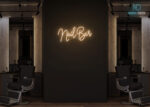 Nail Bar Neon Sign Warm-White