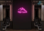 Nail Salon Neon Sign Hot-Pink