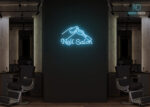 Nail Salon Neon Sign Ice-Blue