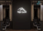Nail Salon Neon Sign White