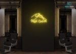Nail Salon Neon Sign Yellow