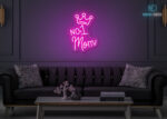 No. 1 Mom Hot-Pink