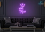 No. 1 Mom Purple