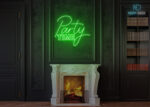 Party Time Neon Sign Green