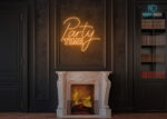 Party Time Neon Sign Orange