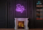 Party Time Neon Sign Purple