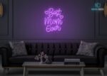 Best Mom Ever LED Neon Sign Purple