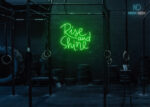 Rise and Shine Neon Sign Green