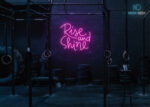 Rise and Shine Neon Sign Hot-Pink