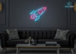 Rocket Neon Sign Multi