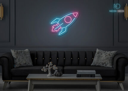 Rocket Neon Sign Multi