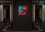 Salon Design Neon Sign Multi