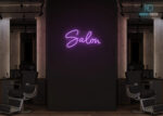 Salon Neon Sign Purple