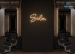 Salon Neon Sign Warm-White