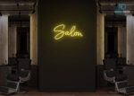 Salon Neon Sign Yellow