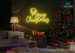 Santa Claus Merry Christmas Design Neon Sign - Image 2