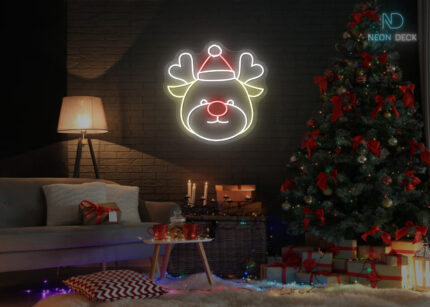 Santa Claus Neon Sign Multi