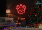Santa Claus Neon Sign Red