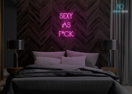 Sexy as Fuck Neon Sign Hot-Pink