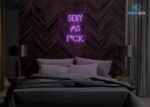 Sexy as Fuck Neon Sign Purple