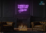 There is no place like Home Neon Sign Purple