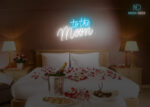To the Moon Neon Sign Multi