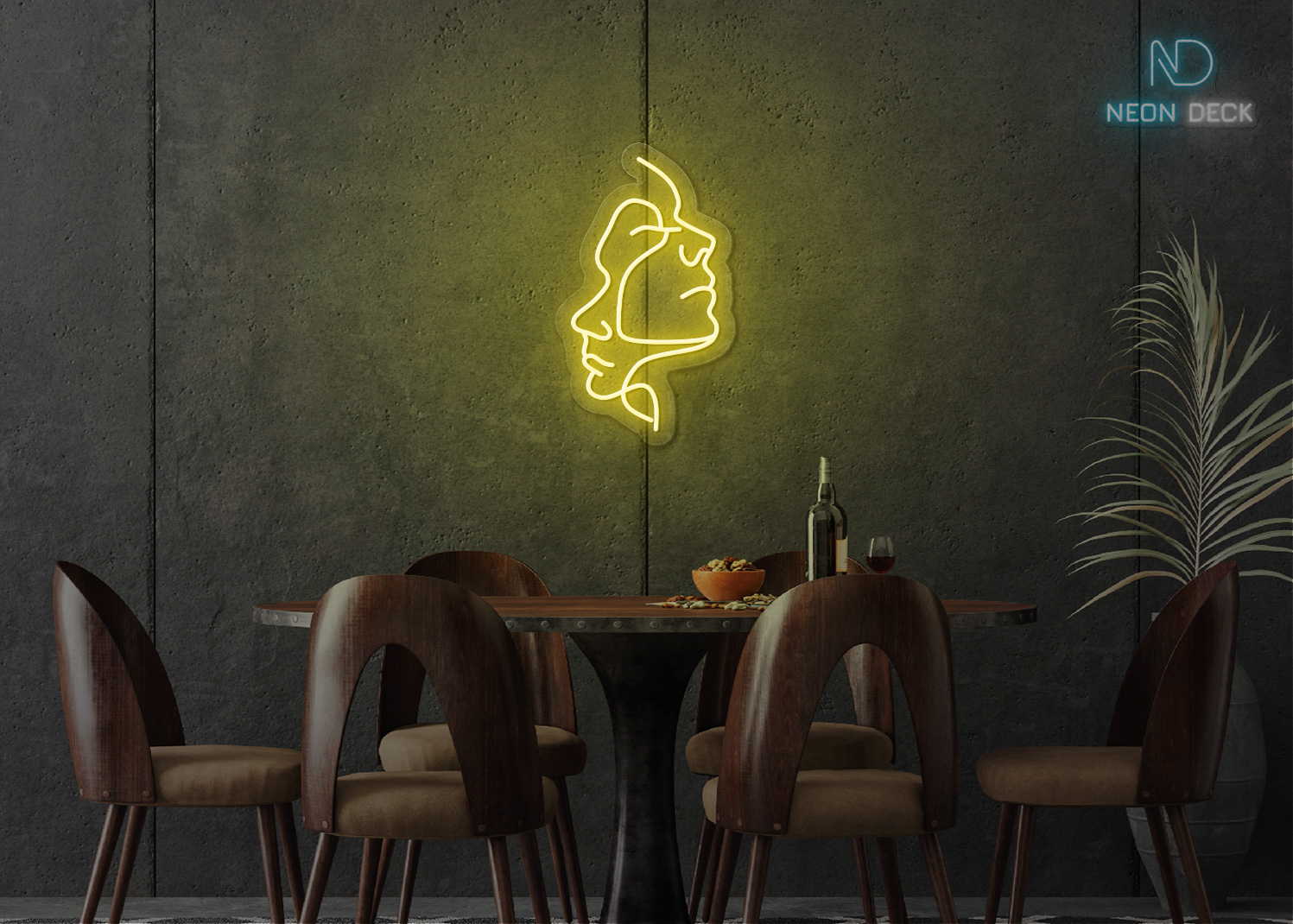 Two Faces Yellow Two Faces