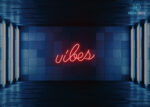 Vibes Neon Sign Red