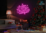 We wish you Marry chrismas Neon Sign Hot-Pink