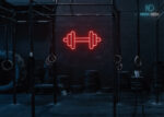 Weight Gym Neon Sign Red