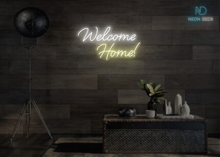 Welcome Home Neon Sign Multi